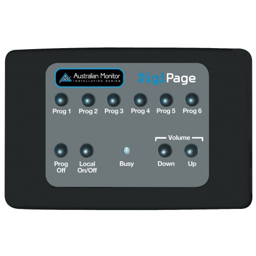 Amis DigiPage DPRM black панель дистанционного управления для DigiPage , 6 программ, громкость, цвет - черный