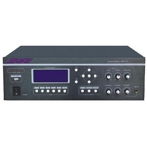 ABK PA-7235 мультифункциональный MP3/FM/AM проигрыватель с разделением сигнала по зонам, 6 зон