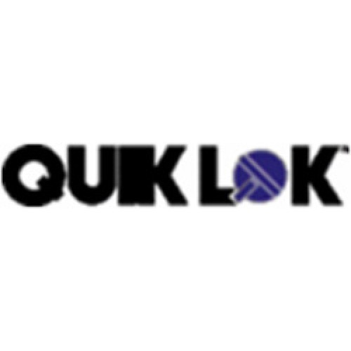 Quik Lok RS277 2-UNIT RACK VENTILATION PANEL BLACK