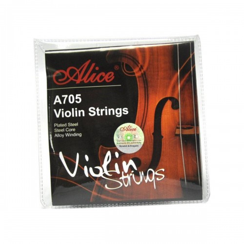 Alice A705 3/4 струны для скрипки 3/4, сталь, обмотка - никелевый сплав (Ni-Fe)