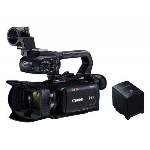 Canon XA15 BP-820 Power Kit камера и дополнительный аккумулятор