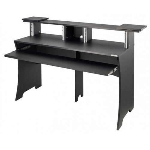 Glorious Workbench black стол аранжировщика, 2 рэковые стойки х 4U, цвет чёрный